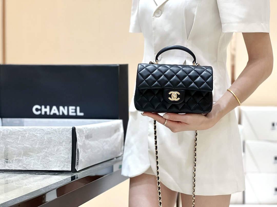 Ellebag’s Masterful Recreation of the Chanel Classic Flap Mini Handle AP2431: A Journey Through Three Exquisite Hues(2025 Jan Updated)-Best Quality Fake Louis Vuitton Bag Online Store, Replica designer bag ru