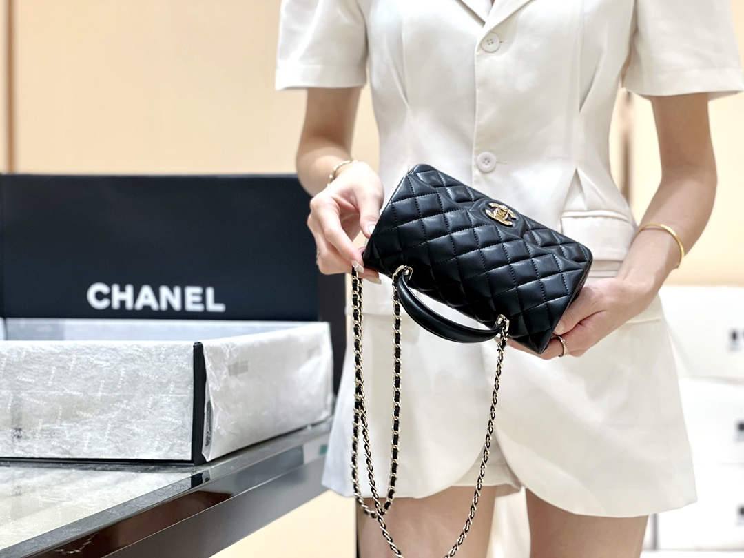 Ellebag’s Masterful Recreation of the Chanel Classic Flap Mini Handle AP2431: A Journey Through Three Exquisite Hues(2025 Jan Updated)-Best Quality Fake Louis Vuitton Bag Online Store, Replica designer bag ru