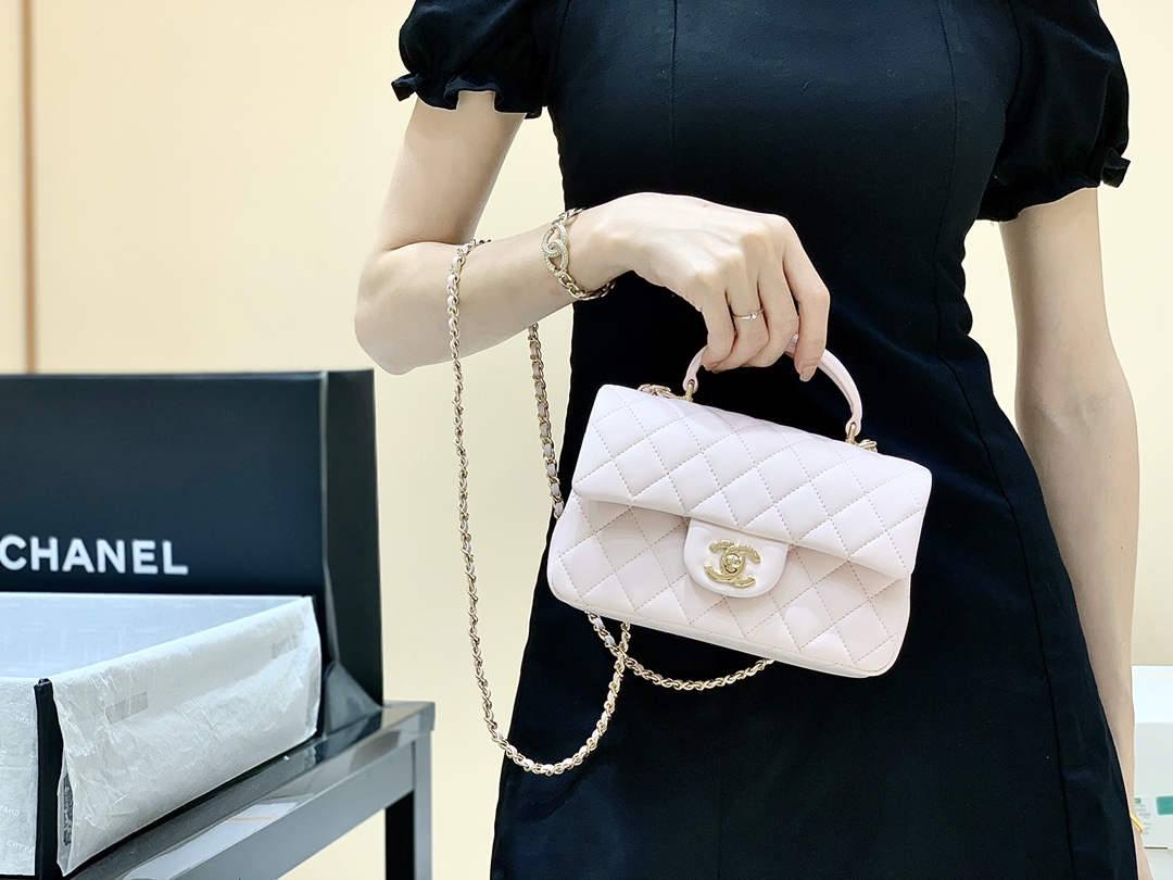 Ellebag’s Masterful Recreation of the Chanel Classic Flap Mini Handle AP2431: A Journey Through Three Exquisite Hues(2025 Jan Updated)-Best Quality Fake Louis Vuitton Bag Online Store, Replica designer bag ru