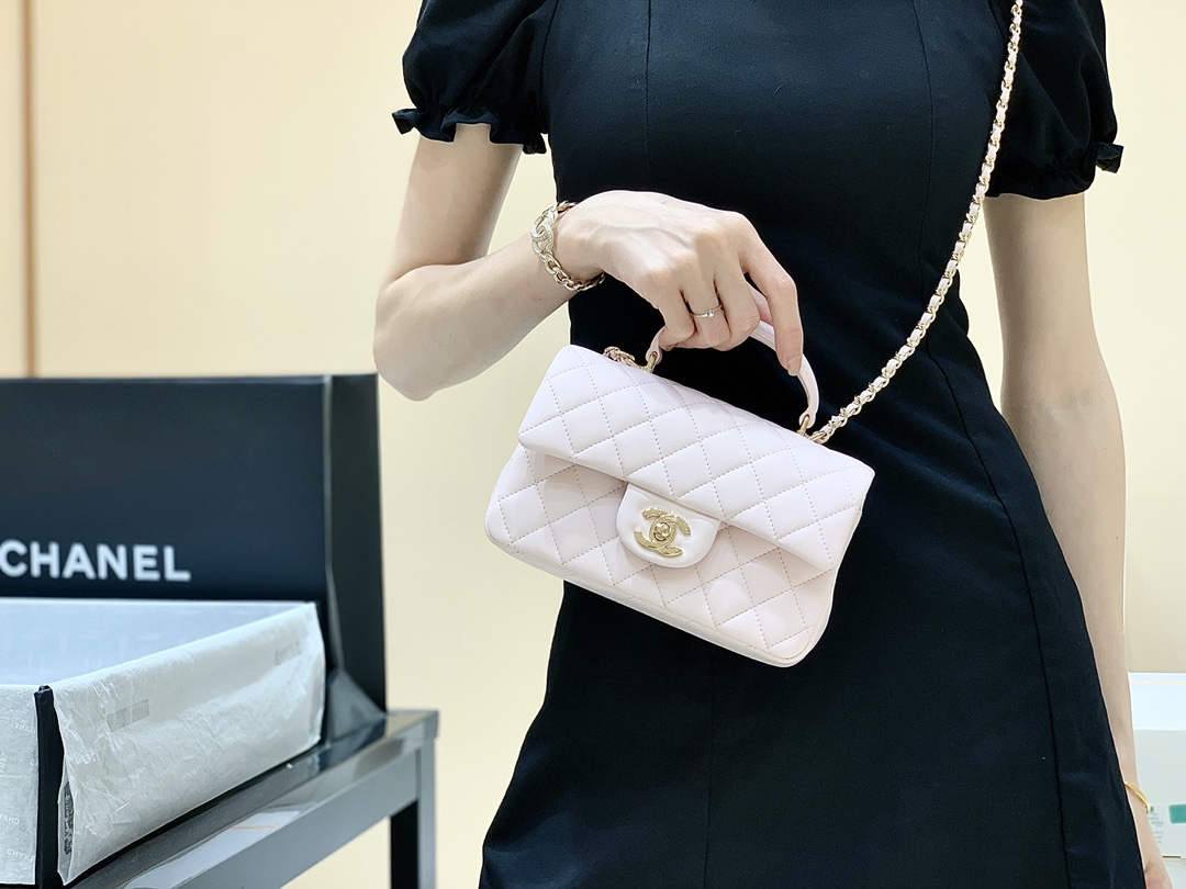 Ellebag’s Masterful Recreation of the Chanel Classic Flap Mini Handle AP2431: A Journey Through Three Exquisite Hues(2025 Jan Updated)-Best Quality Fake Louis Vuitton Bag Online Store, Replica designer bag ru