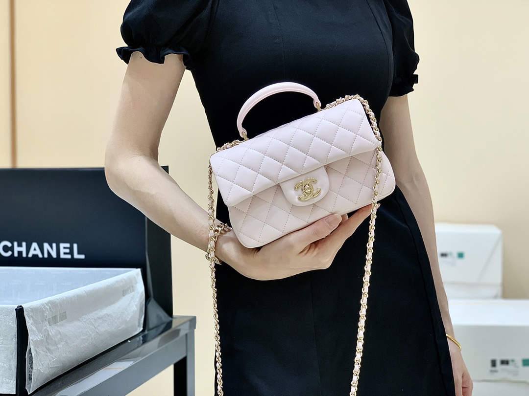 Ellebag’s Masterful Recreation of the Chanel Classic Flap Mini Handle AP2431: A Journey Through Three Exquisite Hues(2025 Jan Updated)-Best Quality Fake Louis Vuitton Bag Online Store, Replica designer bag ru