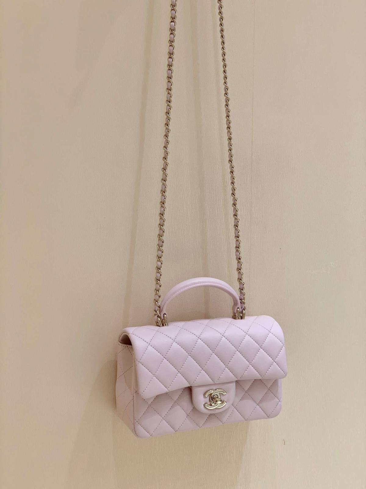 Ellebag’s Masterful Recreation of the Chanel Classic Flap Mini Handle AP2431: A Journey Through Three Exquisite Hues(2025 Jan Updated)-Best Quality Fake Louis Vuitton Bag Online Store, Replica designer bag ru