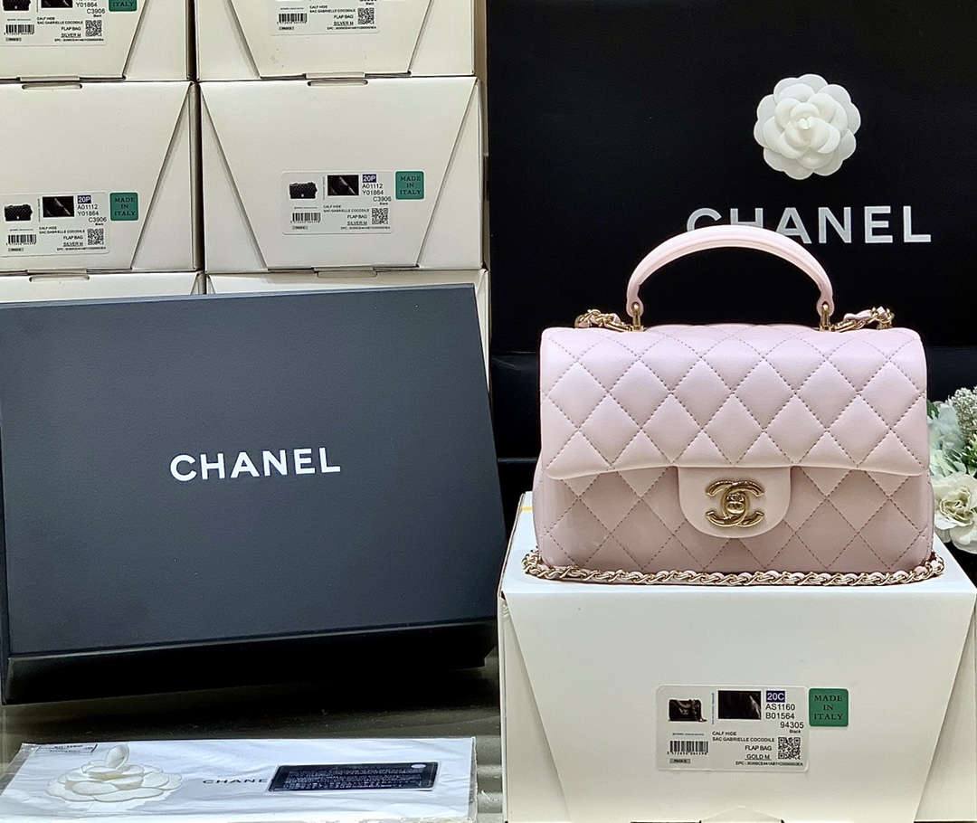 Ellebag’s Masterful Recreation of the Chanel Classic Flap Mini Handle AP2431: A Journey Through Three Exquisite Hues(2025 Jan Updated)-Best Quality Fake Louis Vuitton Bag Online Store, Replica designer bag ru