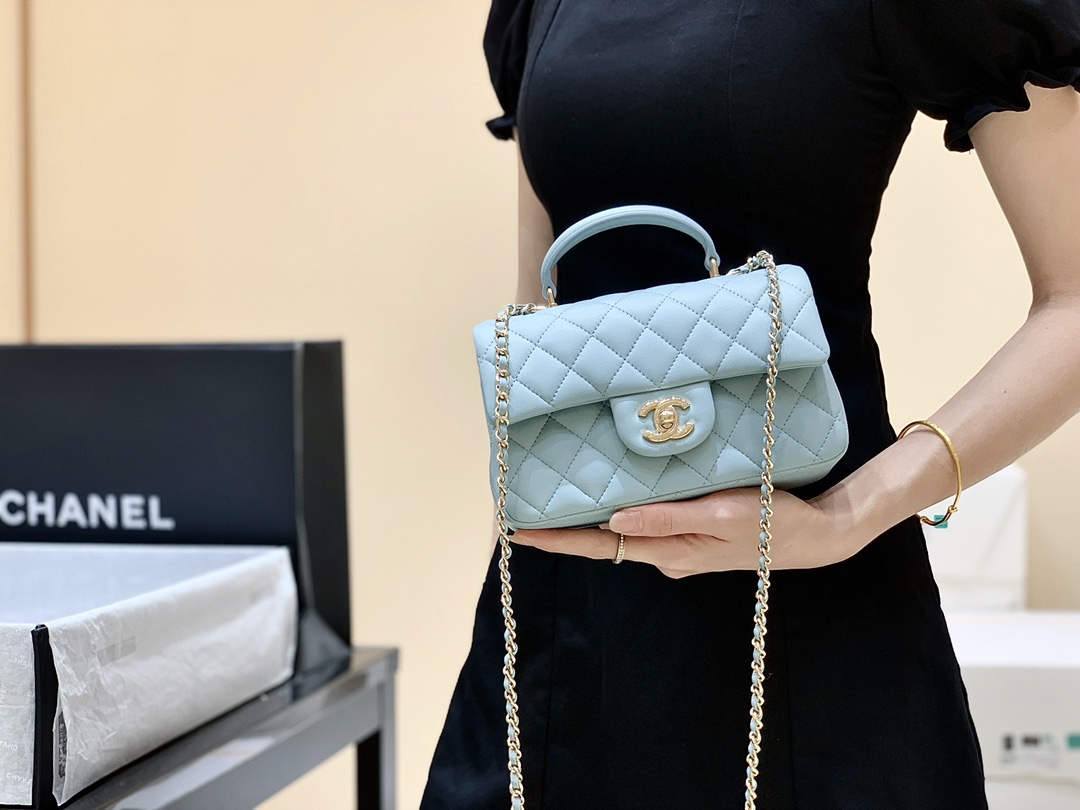 Ellebag’s Masterful Recreation of the Chanel Classic Flap Mini Handle AP2431: A Journey Through Three Exquisite Hues(2025 Jan Updated)-Best Quality Fake Louis Vuitton Bag Online Store, Replica designer bag ru