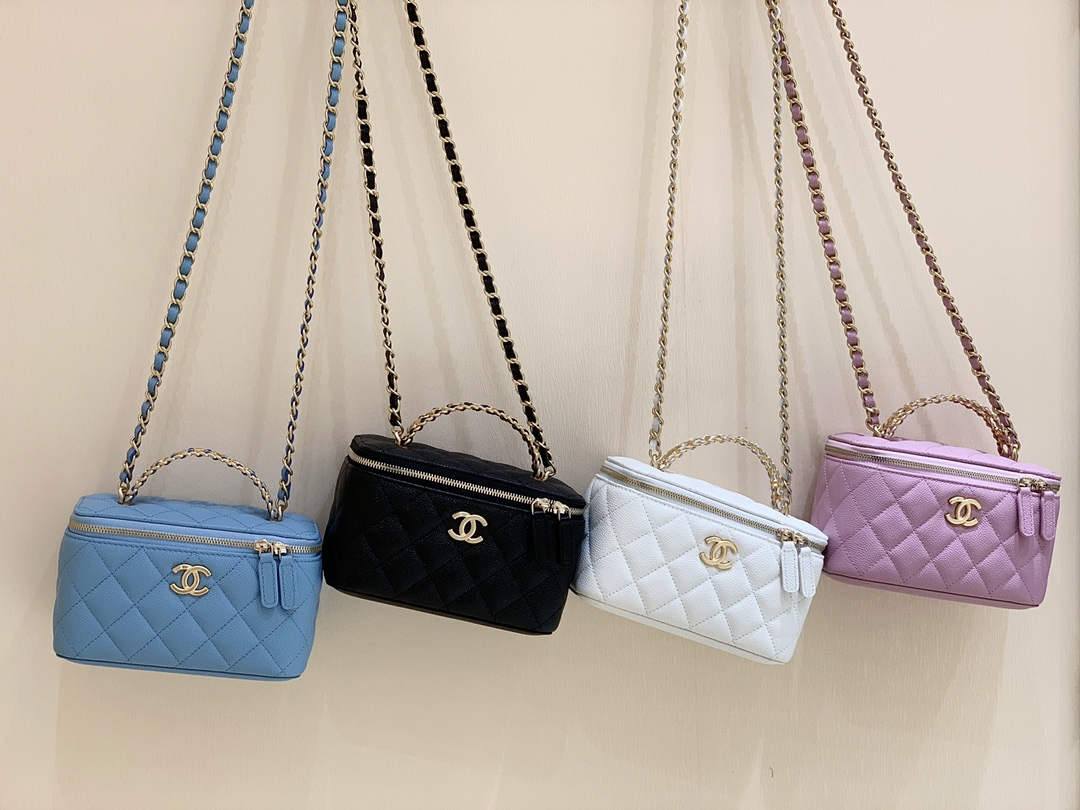 Ellebag’s Masterful Recreation of the Chanel Top Handle Vanity AP2805: A Journey Through Four Exquisite Hues(2025 Jan Updated)-Best Quality Fake Louis Vuitton Bag Online Store, Replica designer bag ru