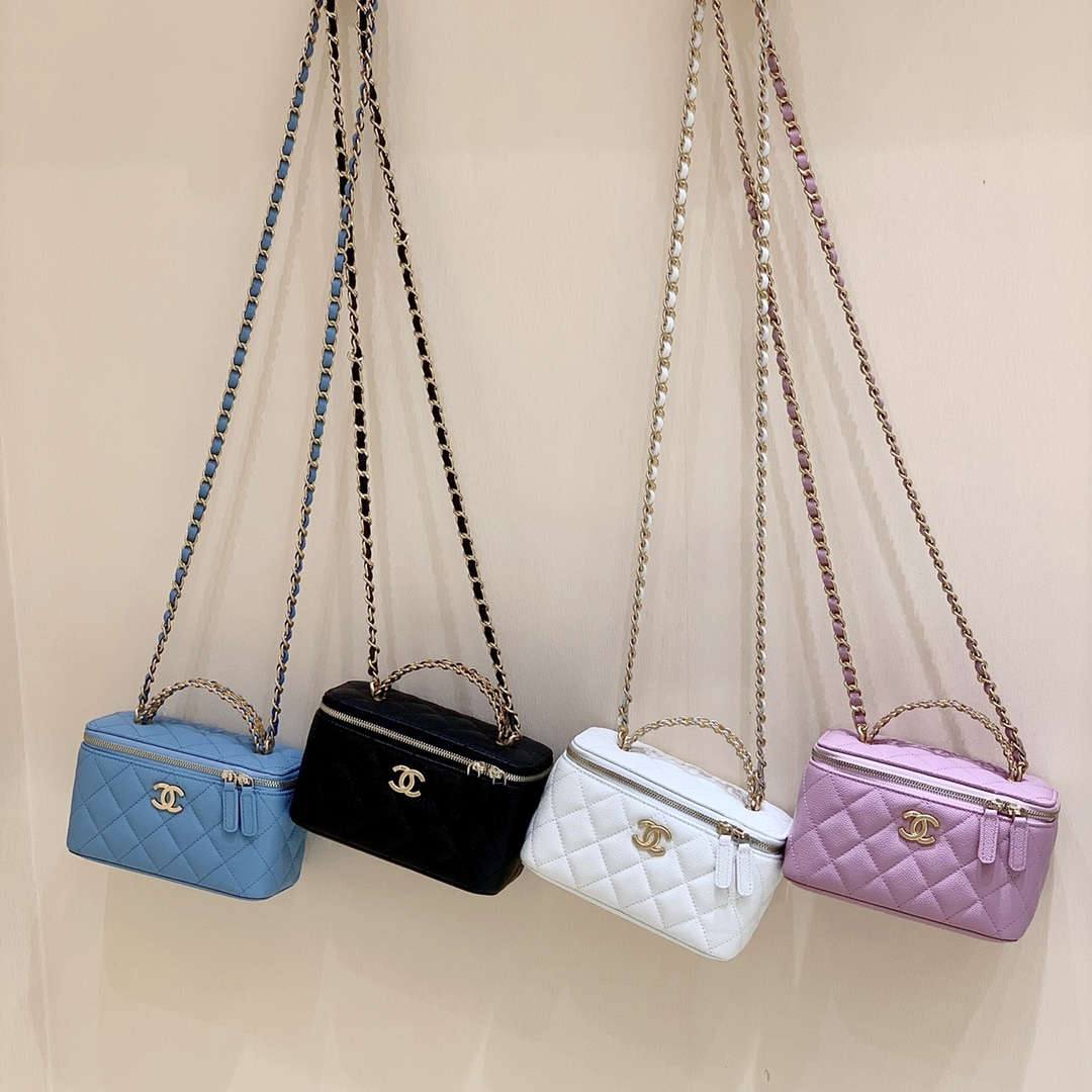 Ellebag’s Masterful Recreation of the Chanel Top Handle Vanity AP2805: A Journey Through Four Exquisite Hues(2025 Jan Updated)-Best Quality Fake Louis Vuitton Bag Online Store, Replica designer bag ru