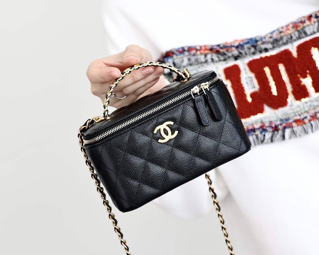 Ellebag’s Masterful Recreation of the Chanel Top Handle Vanity AP2805: A Journey Through Four Exquisite Hues(2025 Jan Updated)-Best Quality Fake Louis Vuitton Bag Online Store, Replica designer bag ru