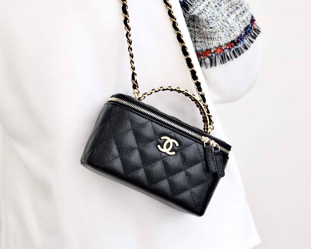 Ellebag’s Masterful Recreation of the Chanel Top Handle Vanity AP2805: A Journey Through Four Exquisite Hues(2025 Jan Updated)-Best Quality Fake Louis Vuitton Bag Online Store, Replica designer bag ru