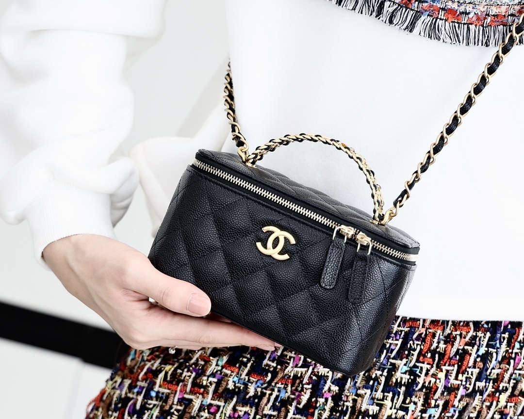 Ellebag’s Masterful Recreation of the Chanel Top Handle Vanity AP2805: A Journey Through Four Exquisite Hues(2025 Jan Updated)-Best Quality Fake Louis Vuitton Bag Online Store, Replica designer bag ru