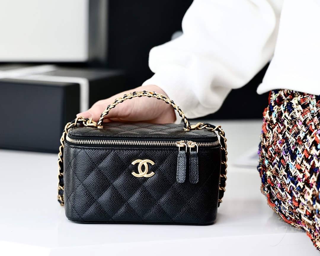 Ellebag’s Masterful Recreation of the Chanel Top Handle Vanity AP2805: A Journey Through Four Exquisite Hues(2025 Jan Updated)-Best Quality Fake Louis Vuitton Bag Online Store, Replica designer bag ru