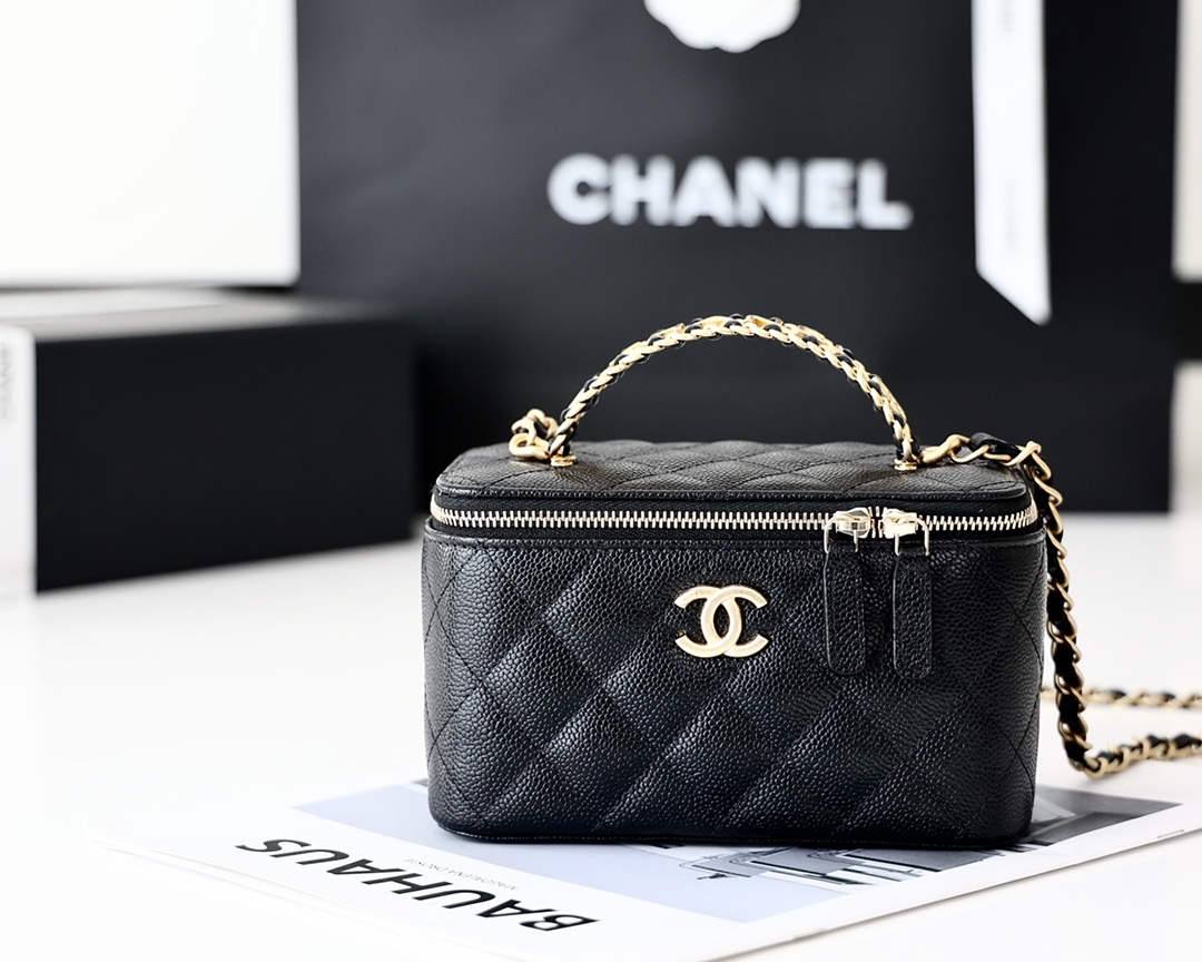 Ellebag’s Masterful Recreation of the Chanel Top Handle Vanity AP2805: A Journey Through Four Exquisite Hues(2025 Jan Updated)-Best Quality Fake Louis Vuitton Bag Online Store, Replica designer bag ru