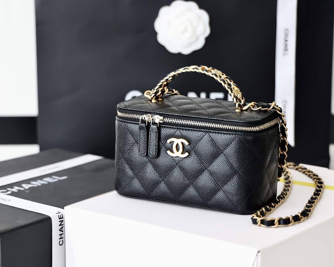 Ellebag’s Masterful Recreation of the Chanel Top Handle Vanity AP2805: A Journey Through Four Exquisite Hues(2025 Jan Updated)-Best Quality Fake Louis Vuitton Bag Online Store, Replica designer bag ru