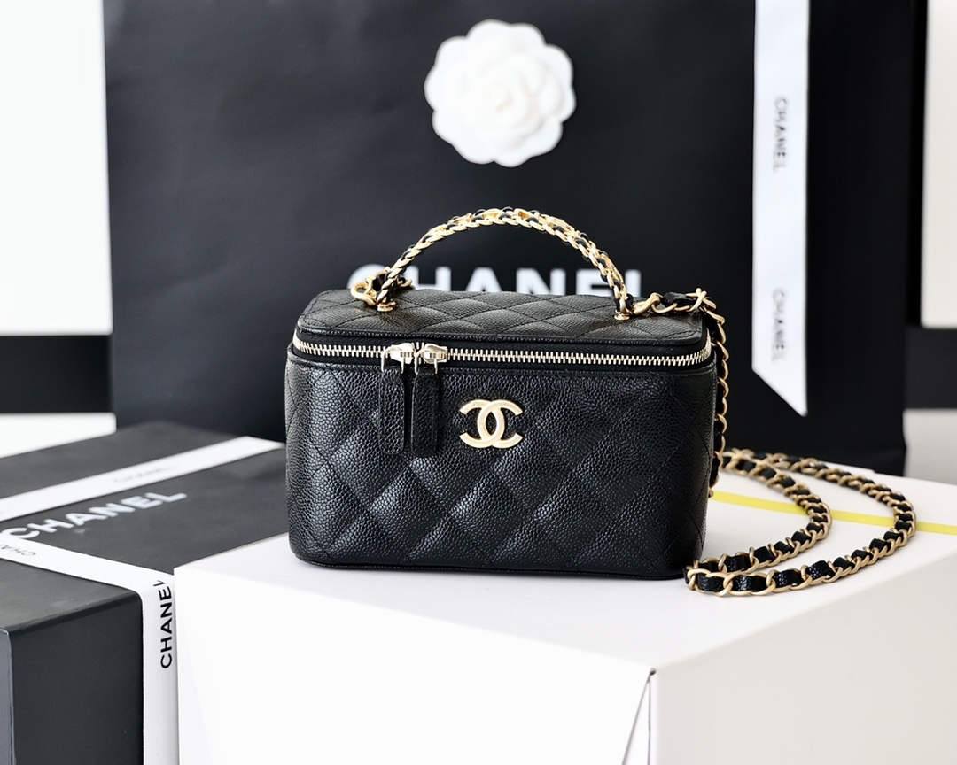 Ellebag’s Masterful Recreation of the Chanel Top Handle Vanity AP2805: A Journey Through Four Exquisite Hues(2025 Jan Updated)-Best Quality Fake Louis Vuitton Bag Online Store, Replica designer bag ru