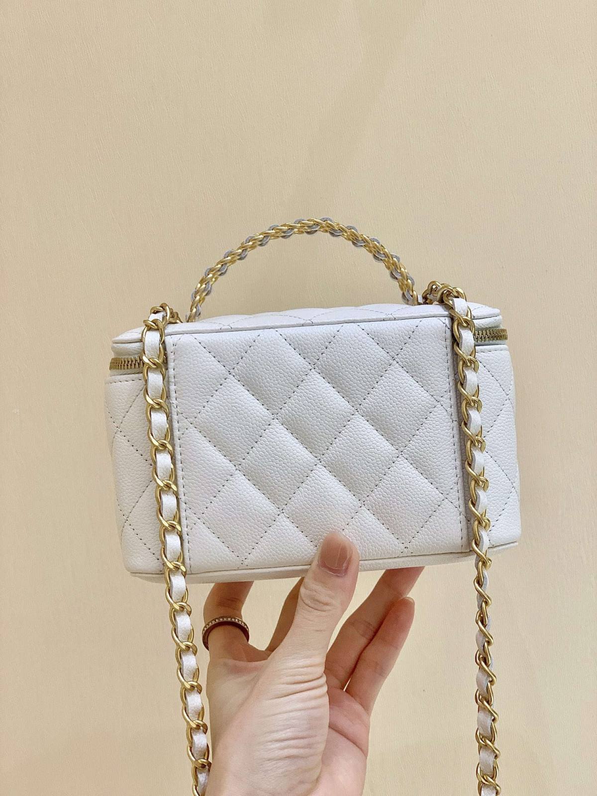 Ellebag’s Masterful Recreation of the Chanel Top Handle Vanity AP2805: A Journey Through Four Exquisite Hues(2025 Jan Updated)-Best Quality Fake Louis Vuitton Bag Online Store, Replica designer bag ru