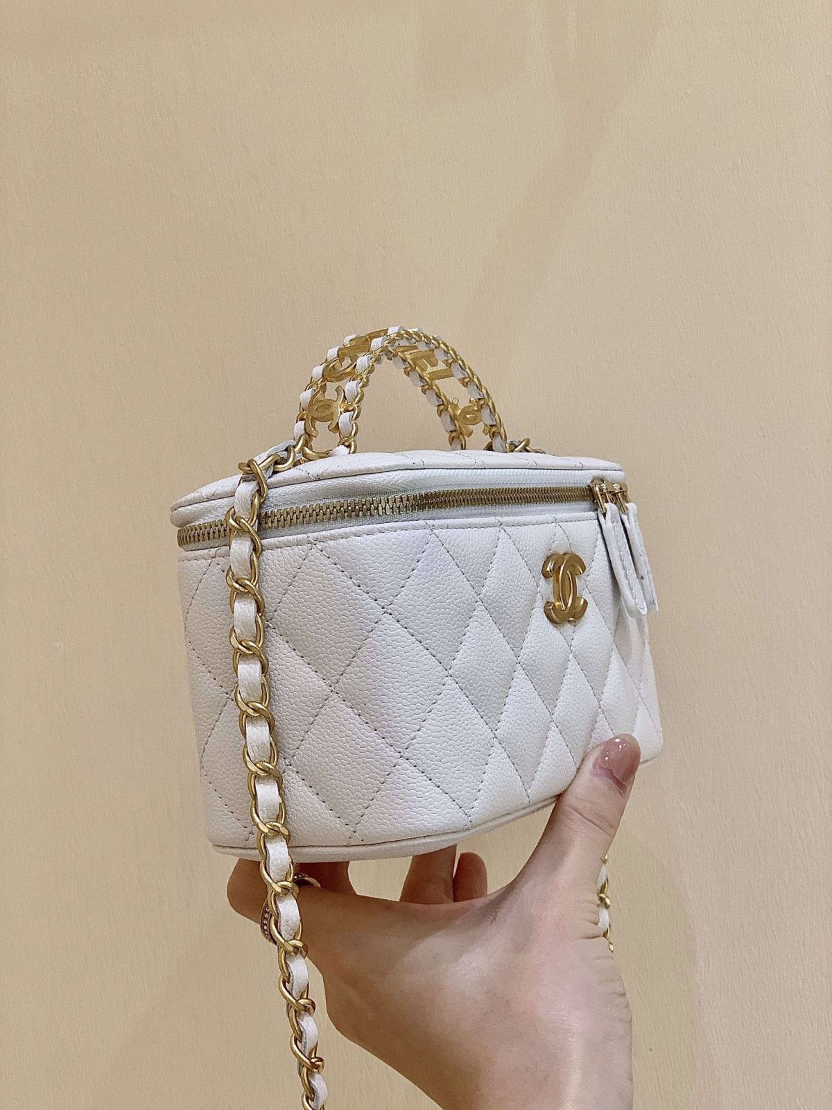 Ellebag’s Masterful Recreation of the Chanel Top Handle Vanity AP2805: A Journey Through Four Exquisite Hues(2025 Jan Updated)-Best Quality Fake Louis Vuitton Bag Online Store, Replica designer bag ru