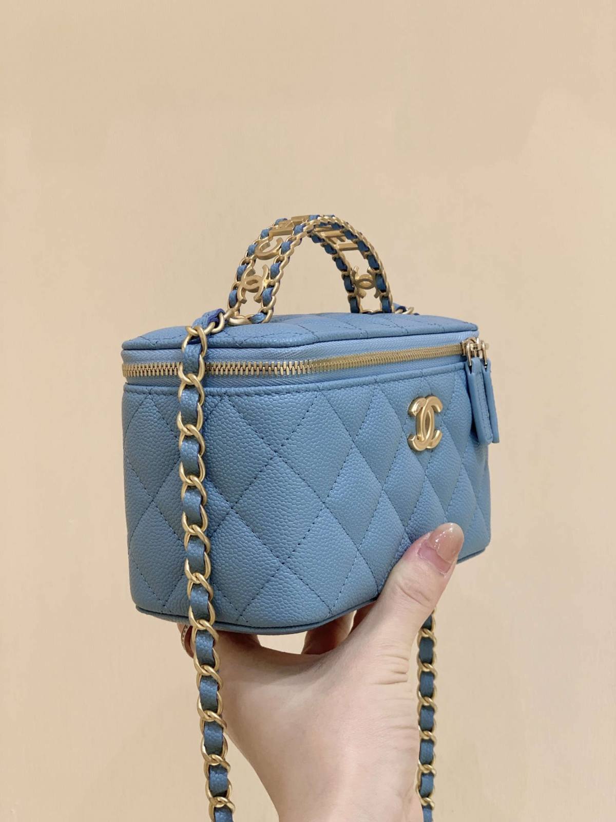 Ellebag’s Masterful Recreation of the Chanel Top Handle Vanity AP2805: A Journey Through Four Exquisite Hues(2025 Jan Updated)-Best Quality Fake Louis Vuitton Bag Online Store, Replica designer bag ru