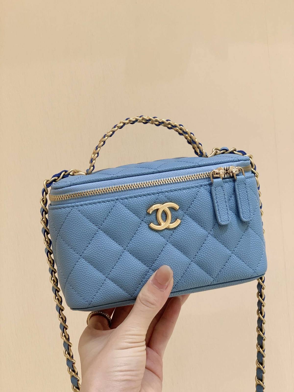 Ellebag’s Masterful Recreation of the Chanel Top Handle Vanity AP2805: A Journey Through Four Exquisite Hues(2025 Jan Updated)-Best Quality Fake Louis Vuitton Bag Online Store, Replica designer bag ru