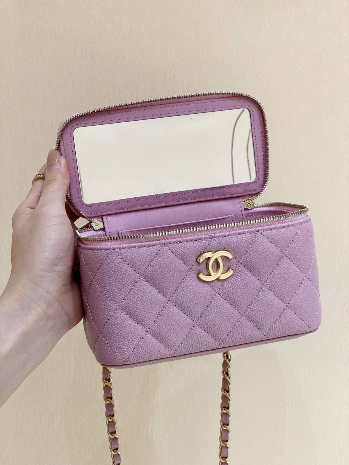 Ellebag’s Masterful Recreation of the Chanel Top Handle Vanity AP2805: A Journey Through Four Exquisite Hues(2025 Jan Updated)-Best Quality Fake Louis Vuitton Bag Online Store, Replica designer bag ru