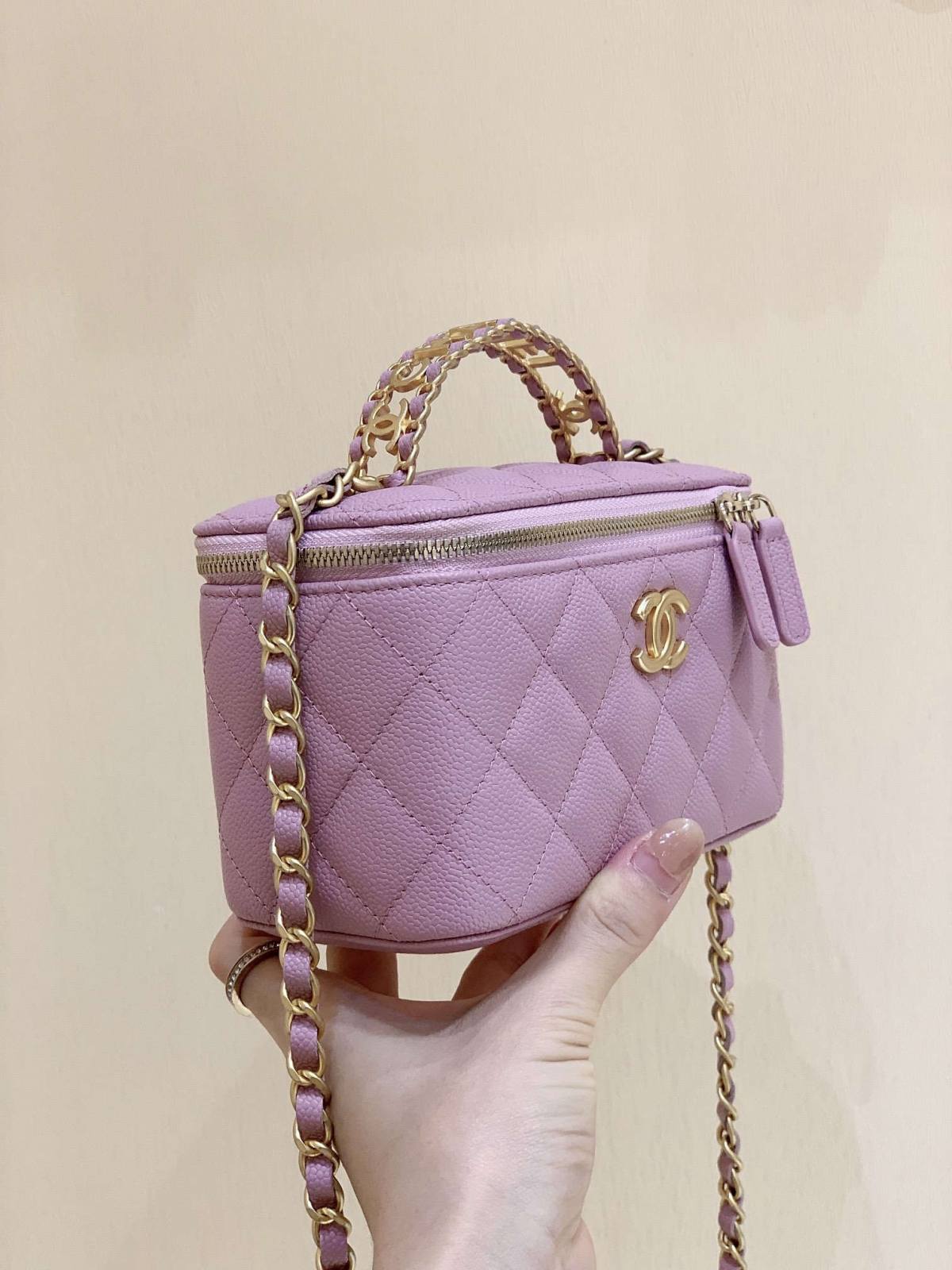 Ellebag’s Masterful Recreation of the Chanel Top Handle Vanity AP2805: A Journey Through Four Exquisite Hues(2025 Jan Updated)-Best Quality Fake Louis Vuitton Bag Online Store, Replica designer bag ru