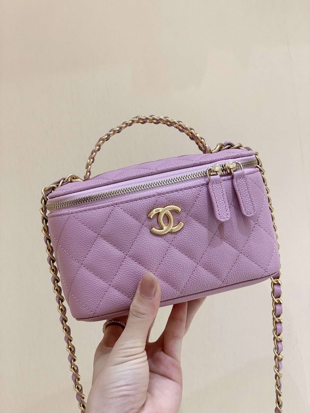 Ellebag’s Masterful Recreation of the Chanel Top Handle Vanity AP2805: A Journey Through Four Exquisite Hues(2025 Jan Updated)-Best Quality Fake Louis Vuitton Bag Online Store, Replica designer bag ru