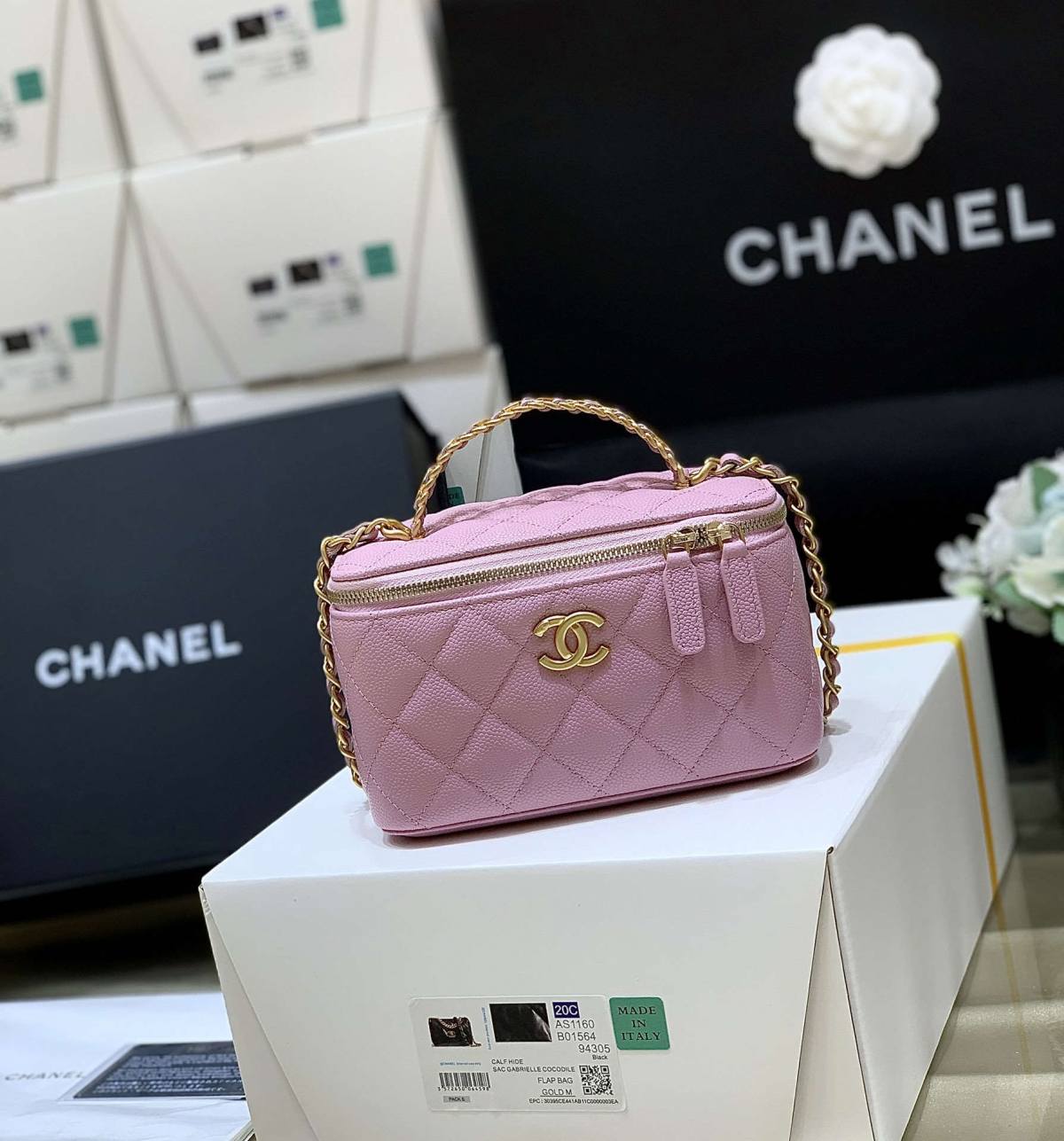 Ellebag’s Masterful Recreation of the Chanel Top Handle Vanity AP2805: A Journey Through Four Exquisite Hues(2025 Jan Updated)-Best Quality Fake Louis Vuitton Bag Online Store, Replica designer bag ru