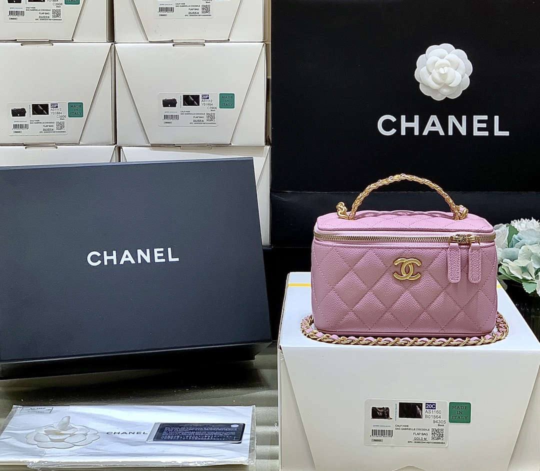 Ellebag’s Masterful Recreation of the Chanel Top Handle Vanity AP2805: A Journey Through Four Exquisite Hues(2025 Jan Updated)-Best Quality Fake Louis Vuitton Bag Online Store, Replica designer bag ru