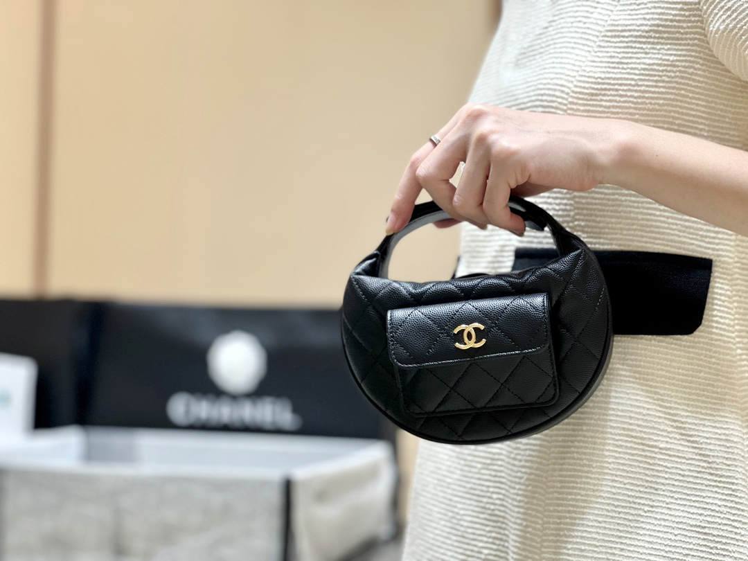 Ellebag’s Masterful Replica: The Black Caviar Leather Chanel AP3467 with Gold Hardware(2025 Feb Updated)-Best Quality Fake Louis Vuitton Bag Online Store, Replica designer bag ru