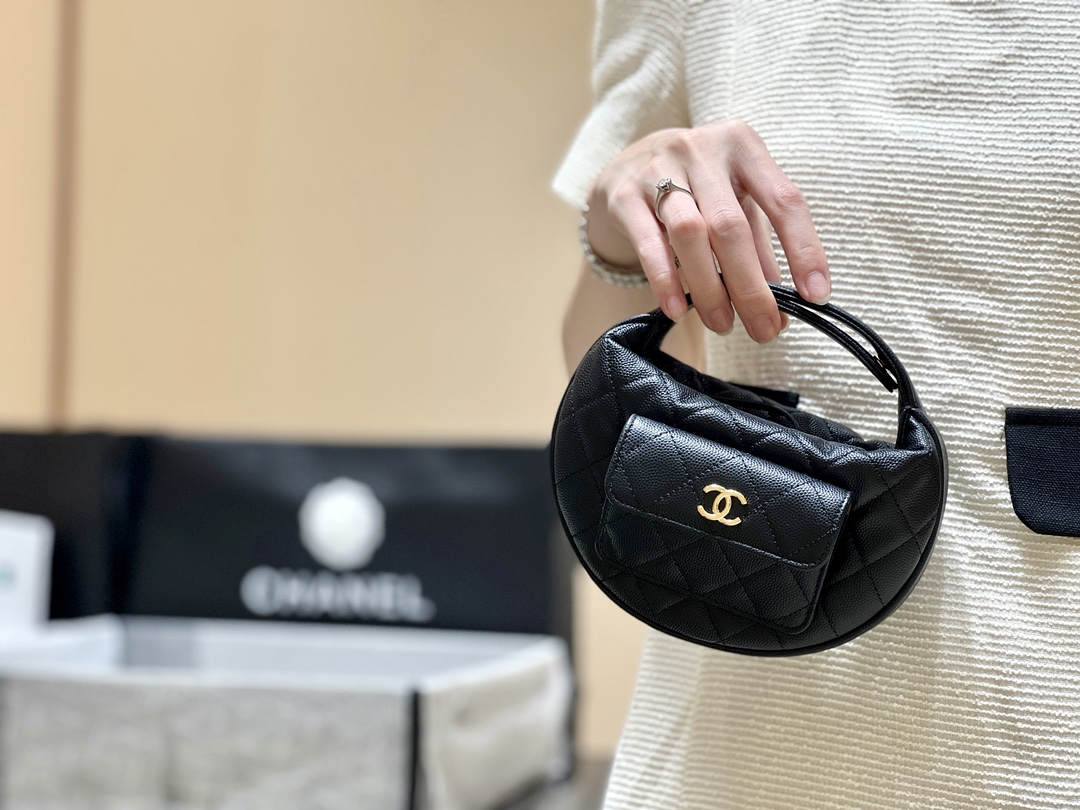 Ellebag’s Masterful Replica: The Black Caviar Leather Chanel AP3467 with Gold Hardware(2025 Feb Updated)-Best Quality Fake Louis Vuitton Bag Online Store, Replica designer bag ru