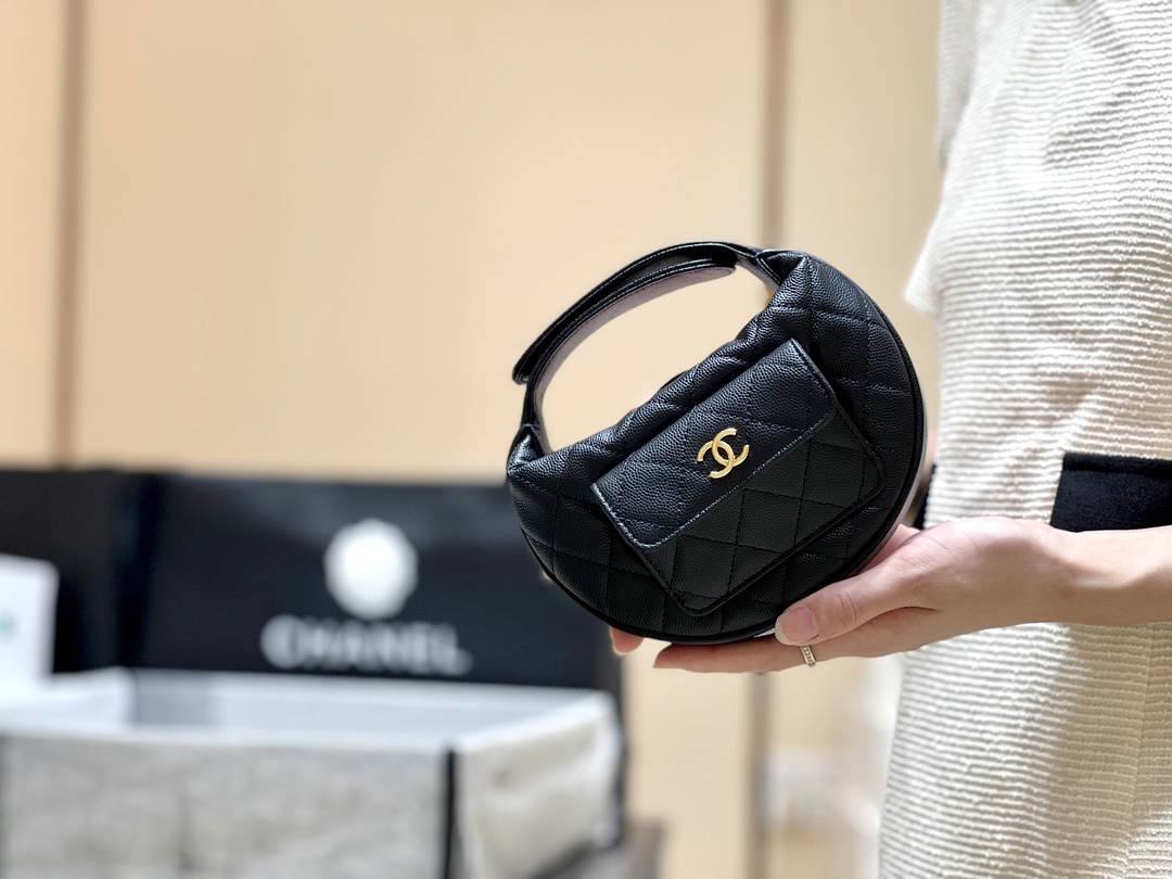 Ellebag’s Masterful Replica: The Black Caviar Leather Chanel AP3467 with Gold Hardware(2025 Feb Updated)-Best Quality Fake Louis Vuitton Bag Online Store, Replica designer bag ru