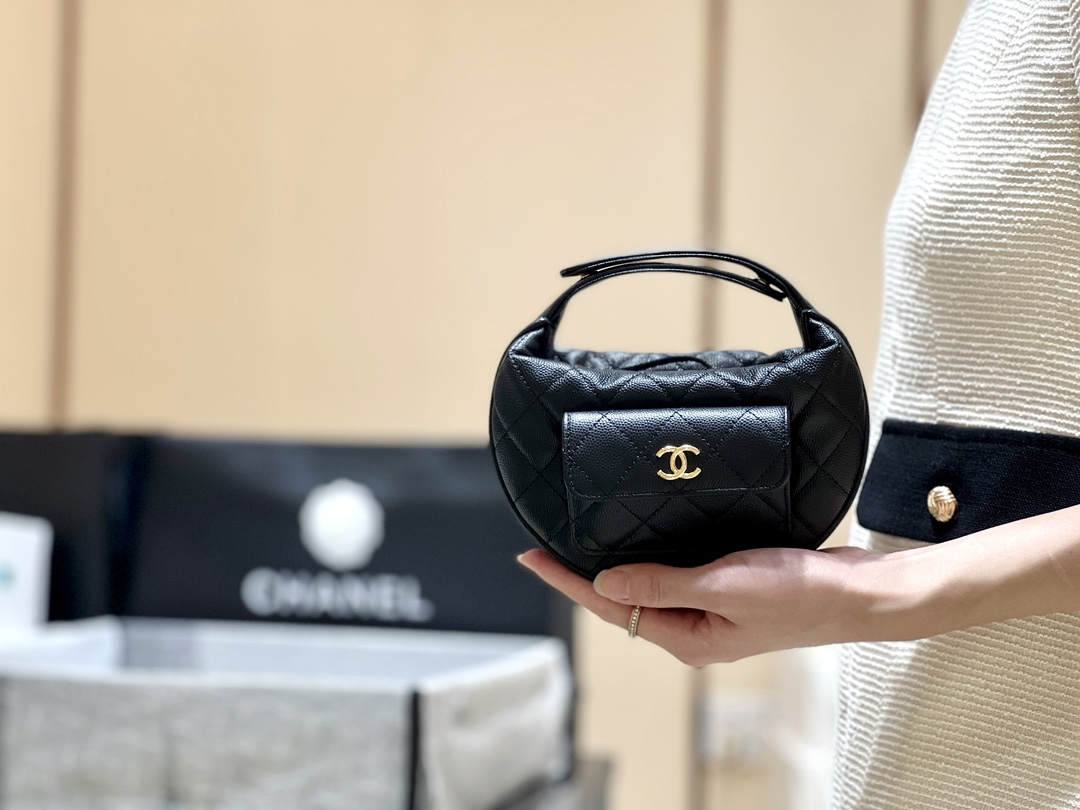 Ellebag’s Masterful Replica: The Black Caviar Leather Chanel AP3467 with Gold Hardware(2025 Feb Updated)-Best Quality Fake Louis Vuitton Bag Online Store, Replica designer bag ru