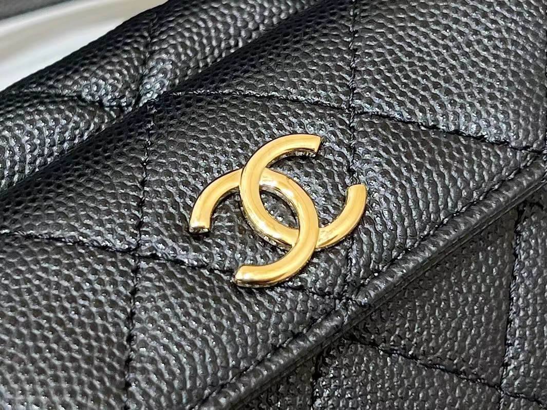 Ellebag’s Masterful Replica: The Black Caviar Leather Chanel AP3467 with Gold Hardware(2025 Feb Updated)-Best Quality Fake Louis Vuitton Bag Online Store, Replica designer bag ru