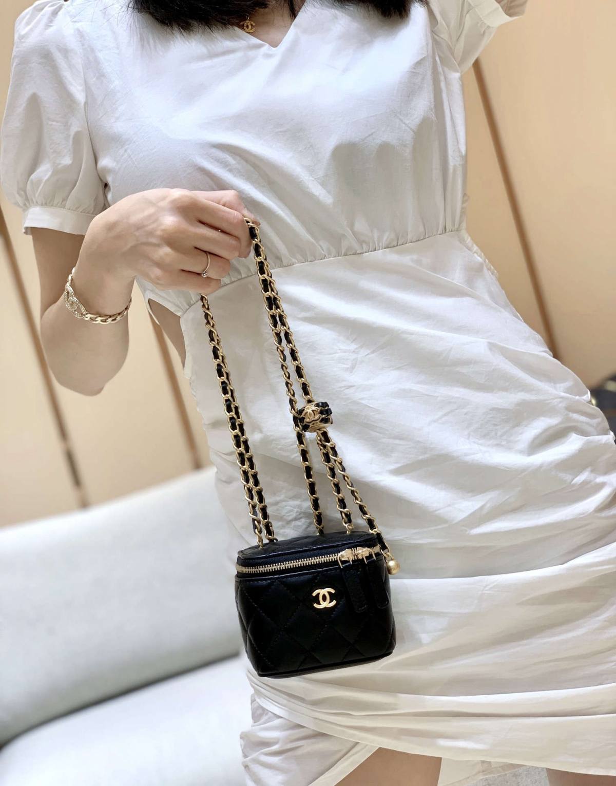 Ellebag’s Meticulous Recreation of the Chanel 22P AP1447: A Tale of Craftsmanship and Precision black and blue(2025 Feb Updated)-Best Quality Fake Louis Vuitton Bag Online Store, Replica designer bag ru