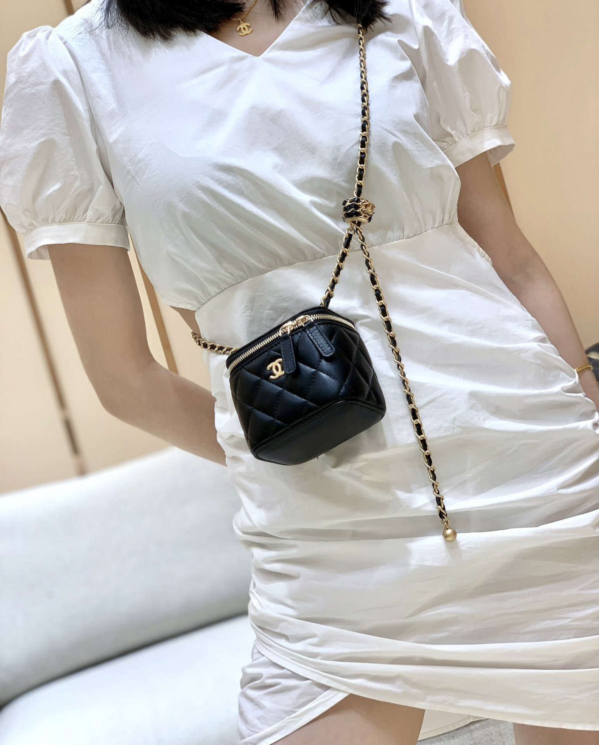 Ellebag’s Meticulous Recreation of the Chanel 22P AP1447: A Tale of Craftsmanship and Precision black and blue(2025 Feb Updated)-Best Quality Fake Louis Vuitton Bag Online Store, Replica designer bag ru