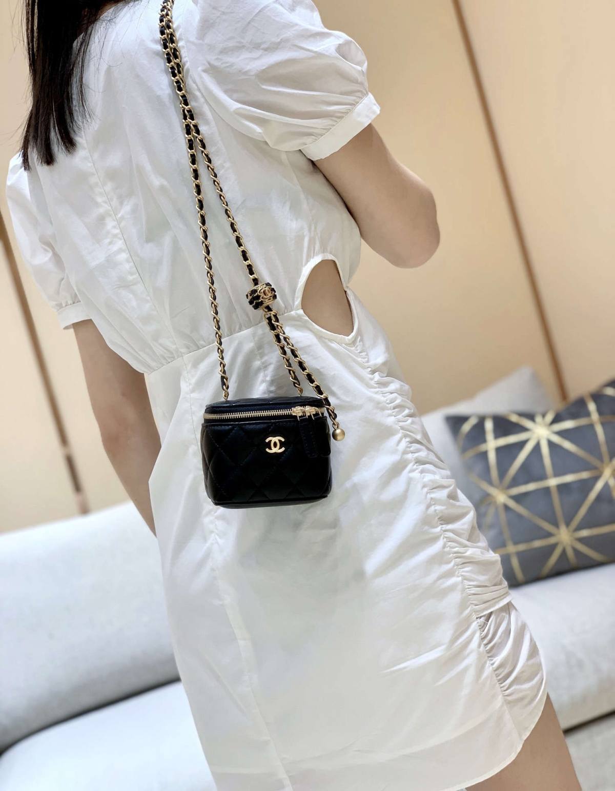 Ellebag’s Meticulous Recreation of the Chanel 22P AP1447: A Tale of Craftsmanship and Precision black and blue(2025 Feb Updated)-Best Quality Fake Louis Vuitton Bag Online Store, Replica designer bag ru