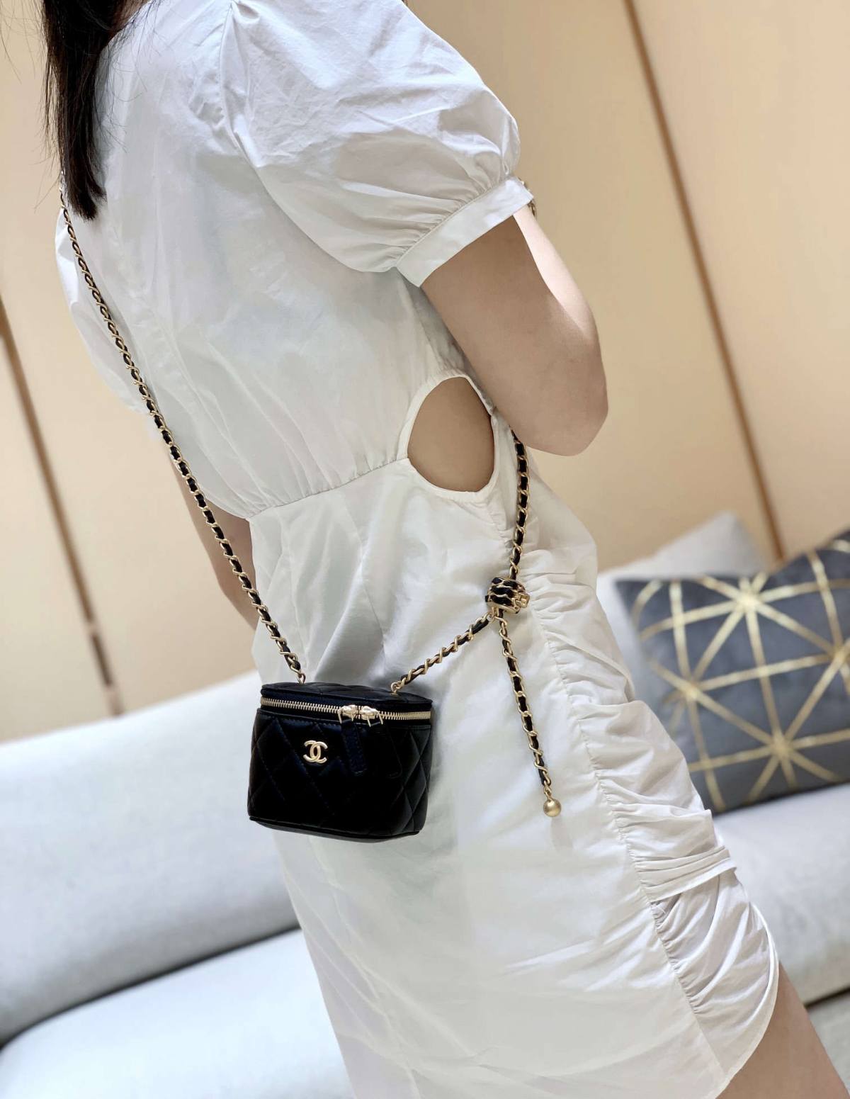 Ellebag’s Meticulous Recreation of the Chanel 22P AP1447: A Tale of Craftsmanship and Precision black and blue(2025 Feb Updated)-Best Quality Fake Louis Vuitton Bag Online Store, Replica designer bag ru