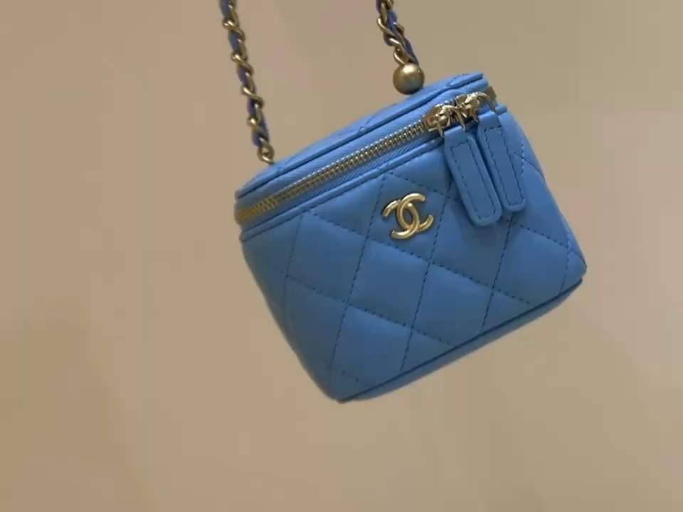 Ellebag’s Meticulous Recreation of the Chanel 22P AP1447: A Tale of Craftsmanship and Precision black and blue(2025 Feb Updated)-Best Quality Fake Louis Vuitton Bag Online Store, Replica designer bag ru