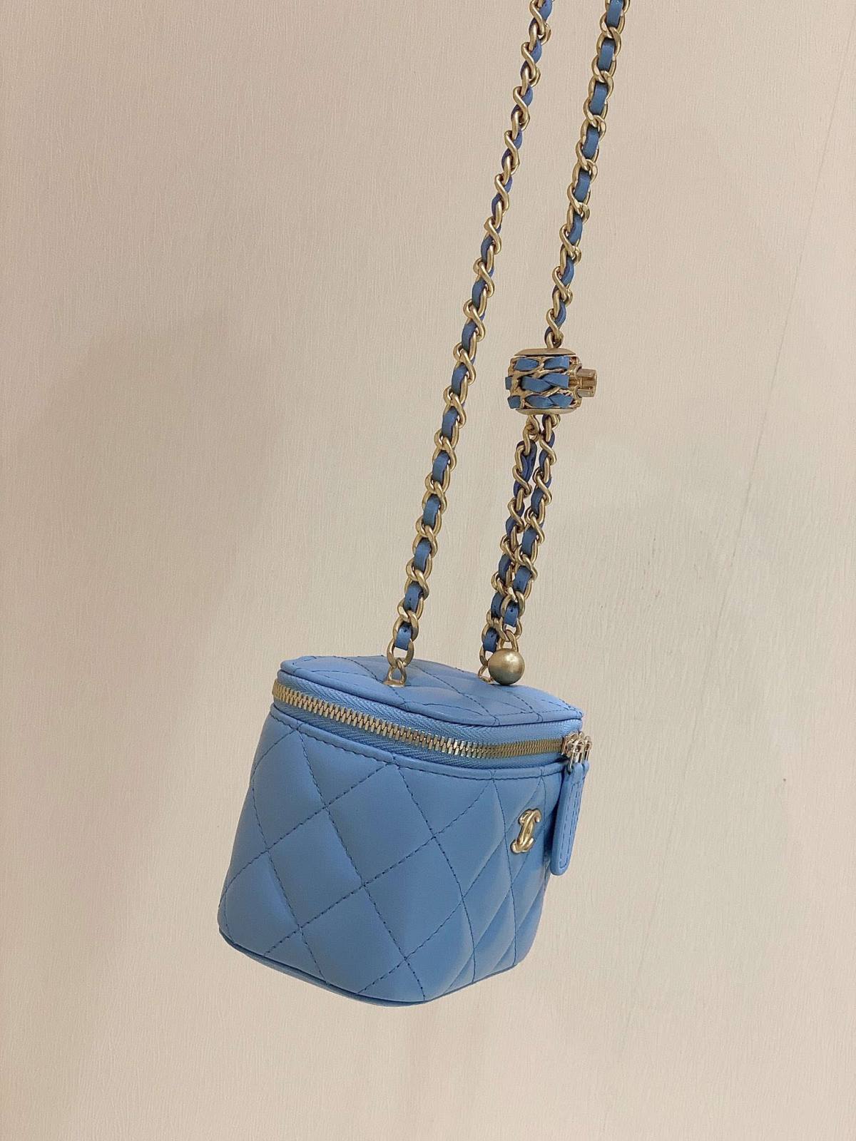 Ellebag’s Meticulous Recreation of the Chanel 22P AP1447: A Tale of Craftsmanship and Precision black and blue(2025 Feb Updated)-Best Quality Fake Louis Vuitton Bag Online Store, Replica designer bag ru