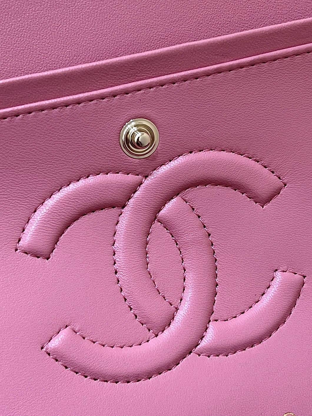 Ellebag’s Top-Grade Replica of the Chanel Classic Flap Medium Bag: A 25.5cm Deep Pink Lambskin with Champagne Gold Hardware(2025 Feb Updated)-Best Quality Fake Louis Vuitton Bag Online Store, Replica designer bag ru