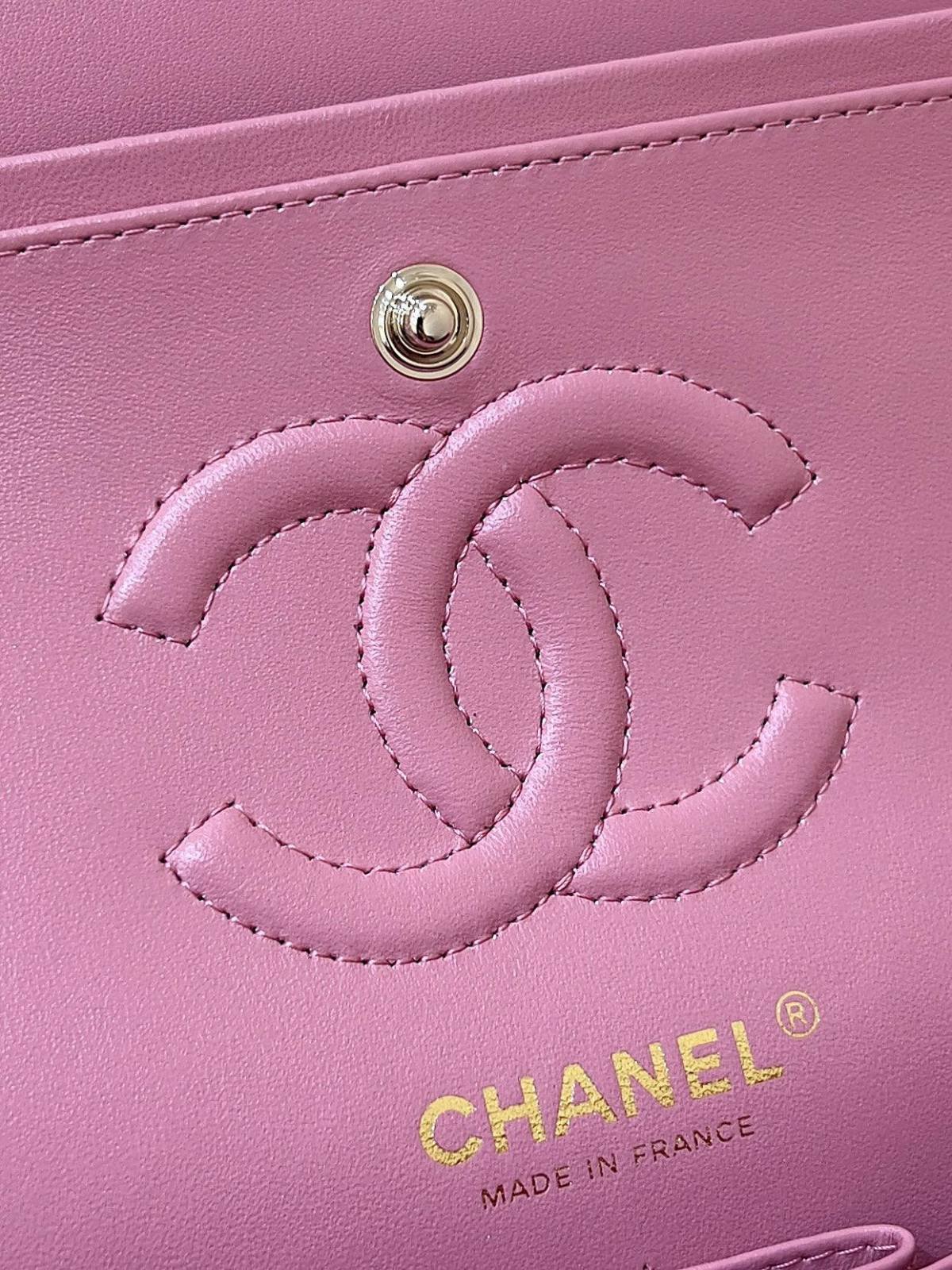 Ellebag’s Top-Grade Replica of the Chanel Classic Flap Small Bag: A 23cm Deep Pink Lambskin with Champagne Gold Hardware(2025 Feb Updated)-Bescht Qualitéit Fake Louis Vuitton Bag Online Store, Replica Designer Bag ru