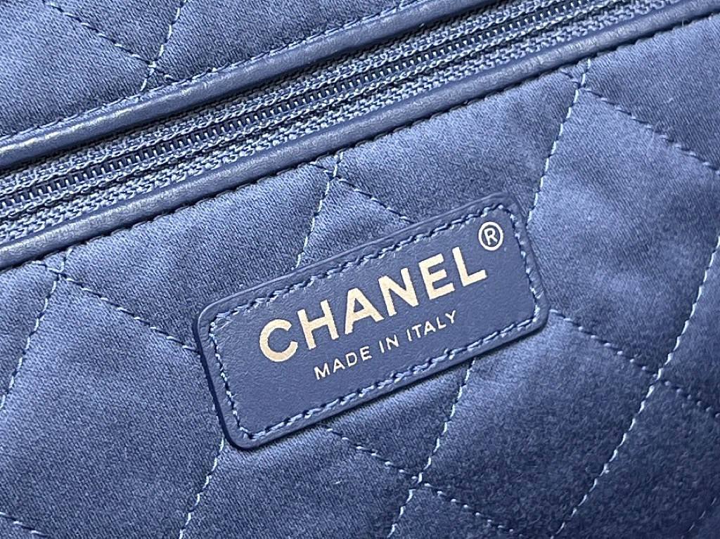 Exploring Ellebag’s Top-Grade Replica of the Chanel 22 Small Handbag: A 35cm x 37cm Denim Delight with Silver Hardware(2025 Mar Updated)-Best Quality Fake Louis Vuitton Bag Online Store, Replica designer bag ru