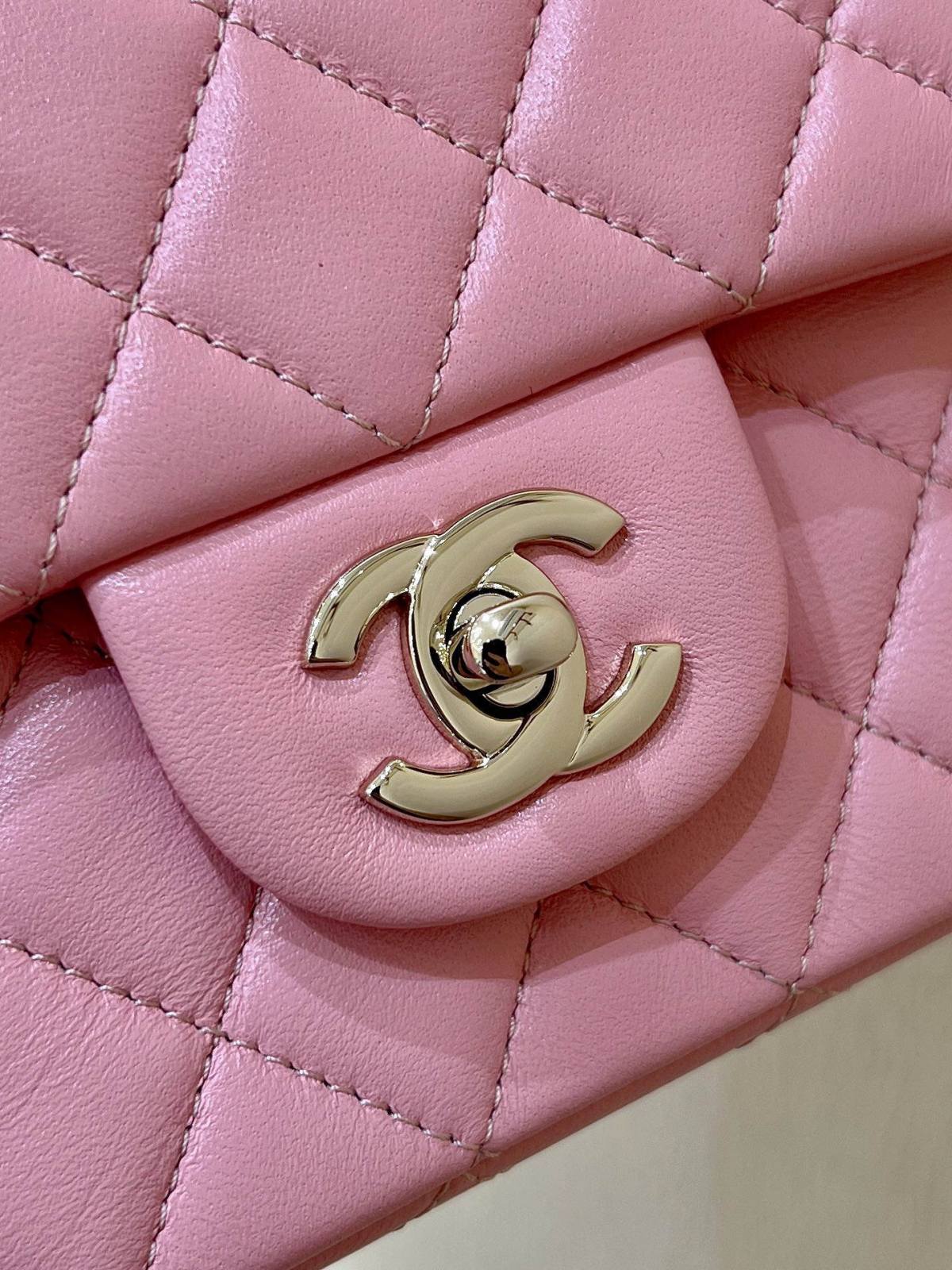 Exploring Ellebag’s Top-Grade Replica of the Chanel Classic Flap Mini Top Handle Bag: A 20cm Pink Lambskin Delight(2025 Mar Updated)-Best Quality Fake Louis Vuitton Bag Online Store, Replica designer bag ru