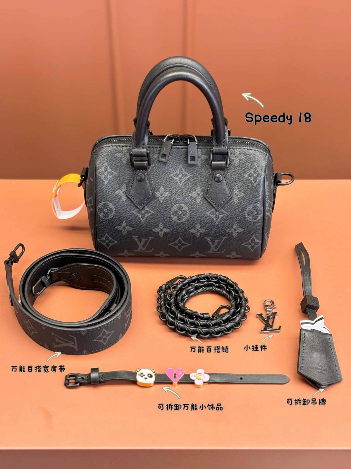 “Ellebag’s 1:1 Replica of Louis Vuitton Speedy Bandoulière 18 M24606: A Masterclass in Craftsmanship”(2025 Mar Updated)-Loja online de bolsa Louis Vuitton falsa de melhor qualidade, bolsa de designer de réplica ru