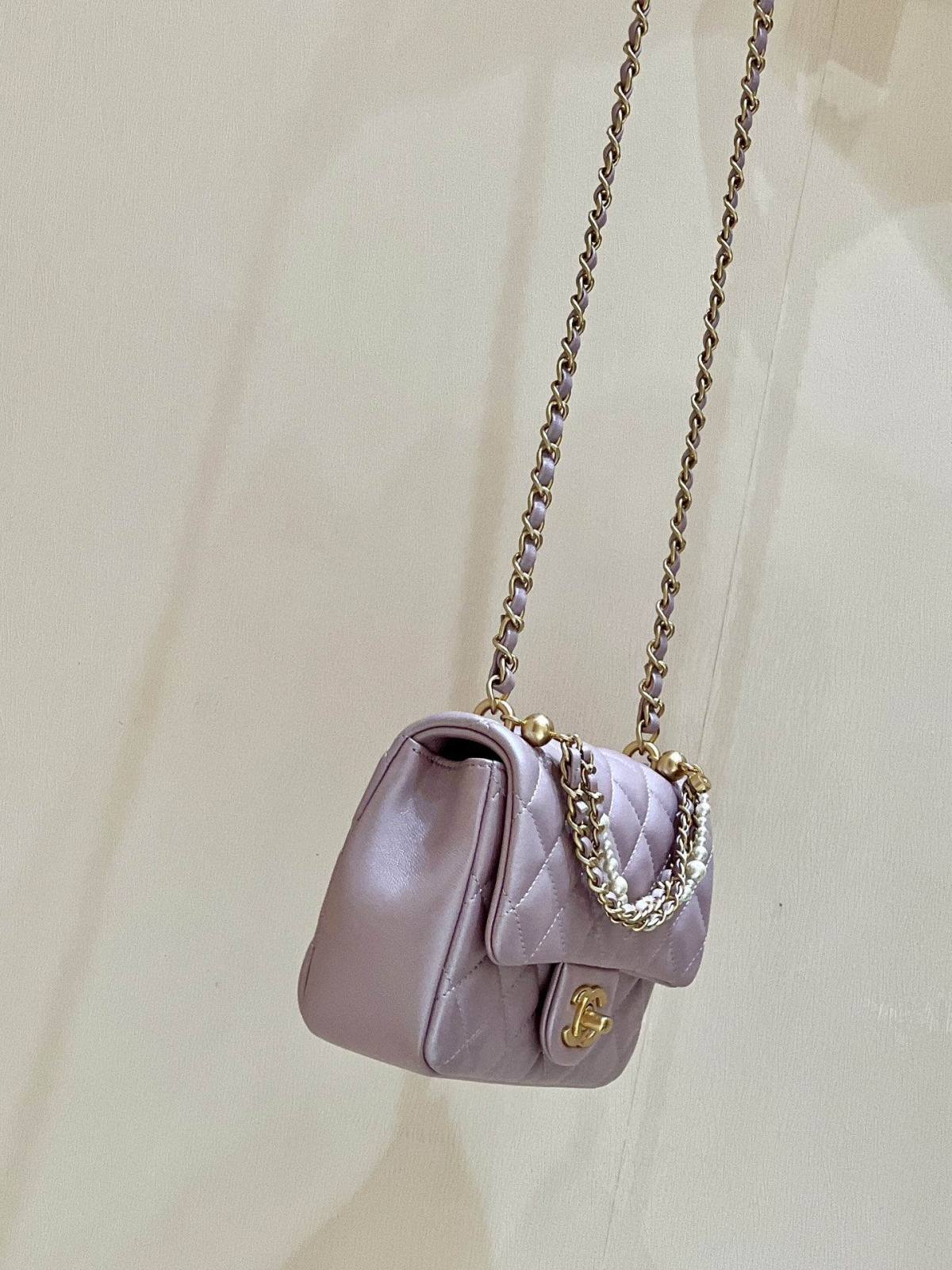 Exploring Ellebag’s Top-Grade Replica of the Chanel Mini Flap Bag with Pearl Chain: A 17cm Shiny Pink Lambskin Delight(2025 Mar Updated)-ຄຸນະພາບທີ່ດີທີ່ສຸດ Fake Louis Vuitton Bag Online Store, Replica designer bag ru