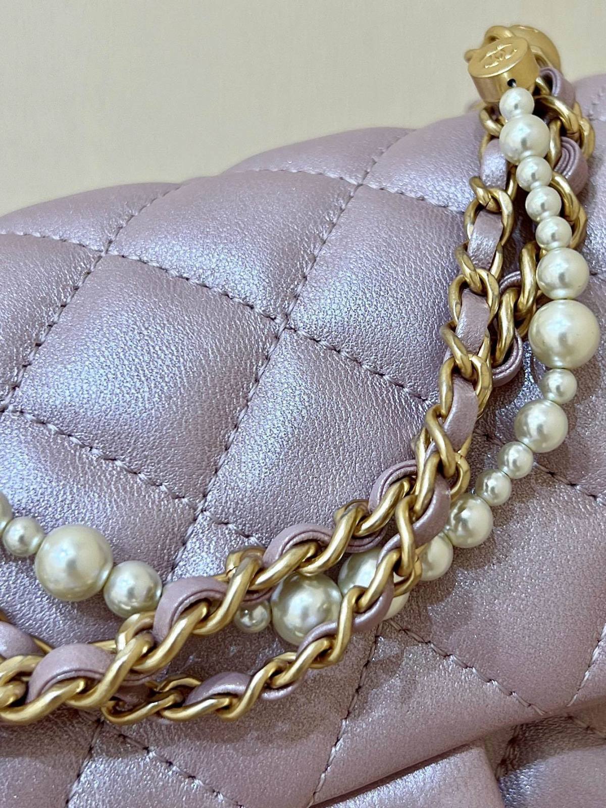 Exploring Ellebag’s Top-Grade Replica of the Chanel Mini Flap Bag with Pearl Chain: A 17cm Shiny Pink Lambskin Delight(2025 Mar Updated)-ຄຸນະພາບທີ່ດີທີ່ສຸດ Fake Louis Vuitton Bag Online Store, Replica designer bag ru