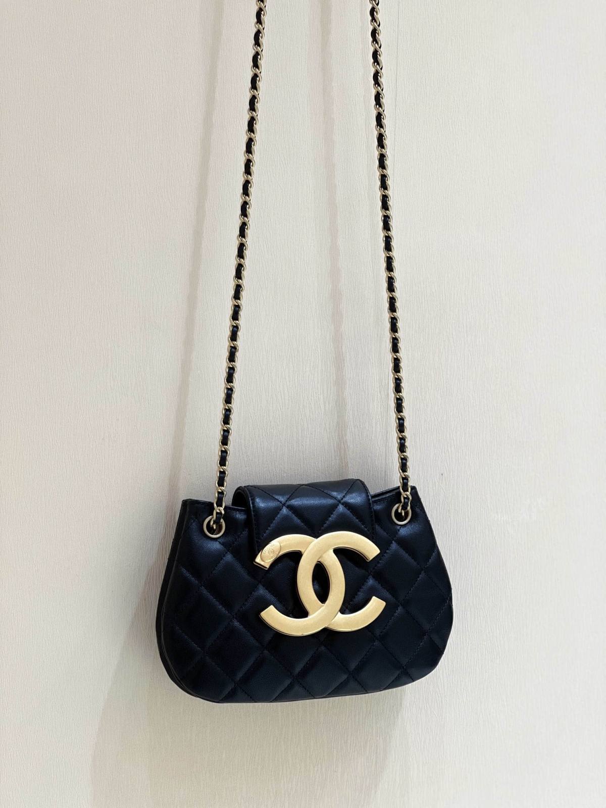 Exploring the Craftsmanship of Ellebag’s Top-Grade Replica: AS4609 Handbag in Black Lambskin with Gold Hardware(2025 Mar Updated)-Umgangatho ogqwesileyo woMgangatho weFake weLouis Vuitton kwiVenkile ye-Intanethi, ibhegi yomyili weReplica ru