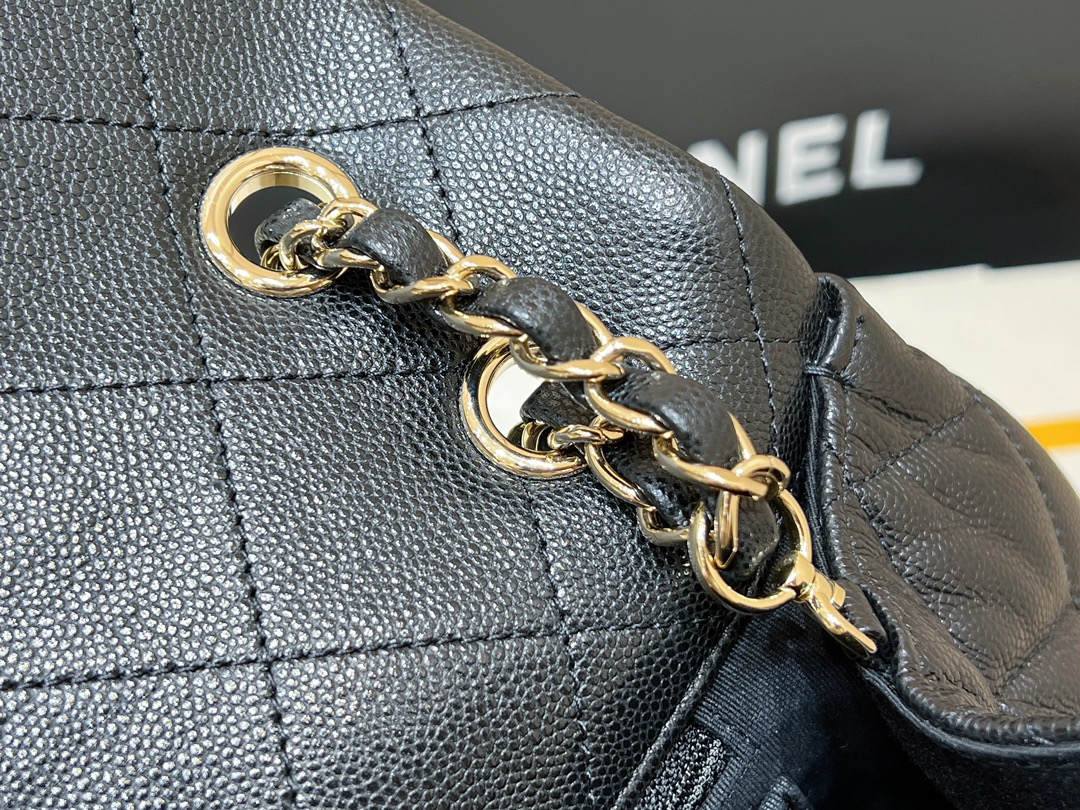 Exploring the Craftsmanship of Ellebag’s Top-Grade Replica: AS4661 Handbag in Black Caviar Leather with Champagne Gold Hardware(2025 Mar Updated)-Negozio in linea della borsa falsa di Louis Vuitton di migliore qualità, borsa del progettista della replica ru