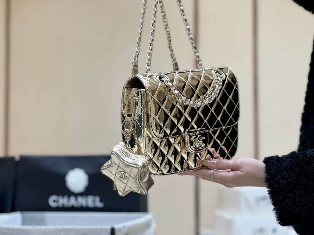 Exploring the Craftsmanship of Ellebag’s Top-Grade Replica: Backpack & Star Coin Purse in Champagne Lambskin with Gold Hardware(2025 Mar Updated)-Best Quality Replica designer Bag factory in China