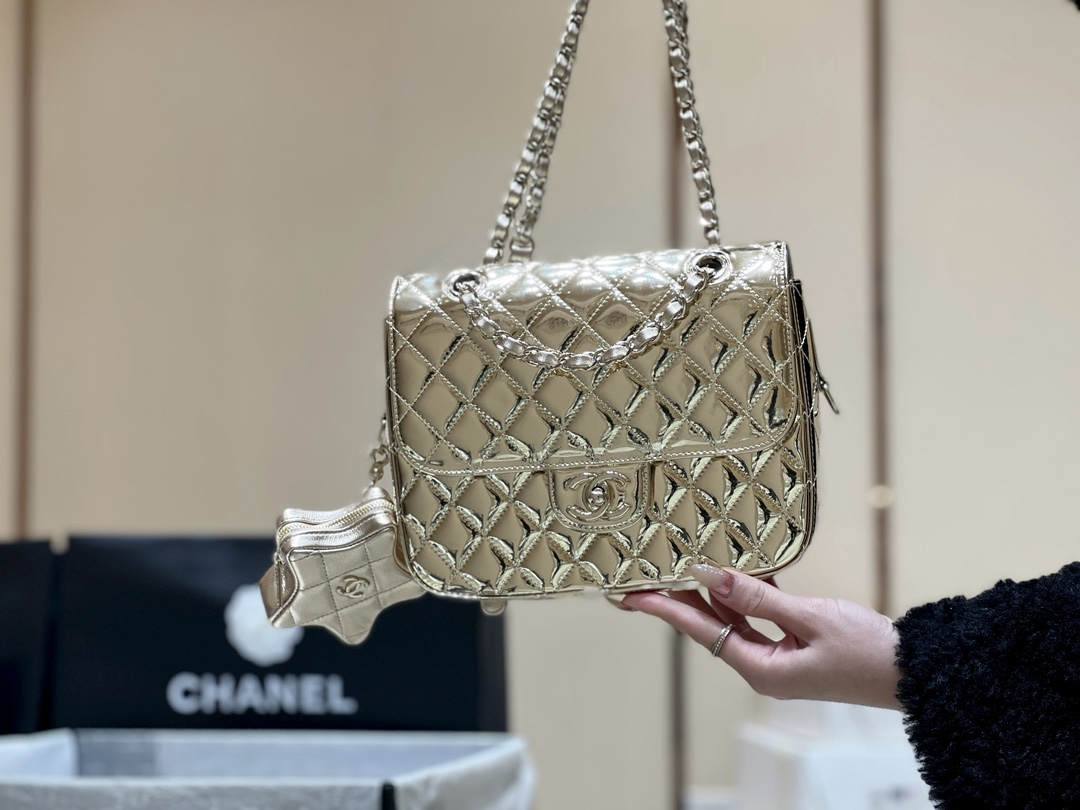 Exploring the Craftsmanship of Ellebag’s Top-Grade Replica: Backpack & Star Coin Purse in Champagne Lambskin with Gold Hardware(2025 Mar Updated)-Best Quality Replica designer Bag factory in China