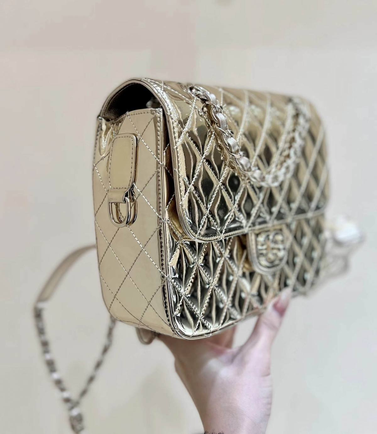 Exploring the Craftsmanship of Ellebag’s Top-Grade Replica: Backpack & Star Coin Purse in Champagne Lambskin with Gold Hardware(2025 Mar Updated)-Negozio in linea della borsa falsa di Louis Vuitton di migliore qualità, borsa del progettista della replica ru