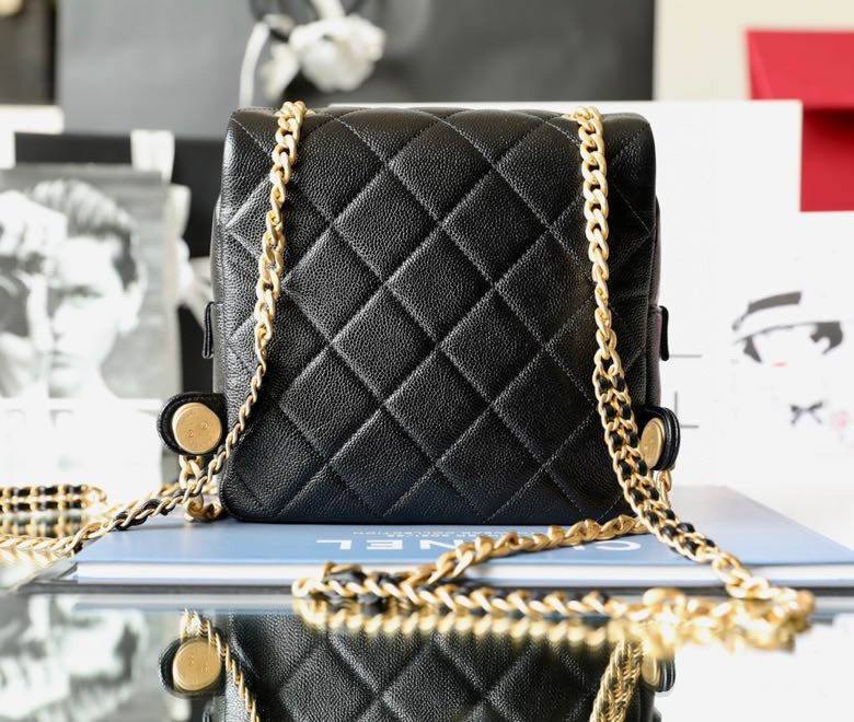 Ellebag’s 1:1 Replica of the Chanel 22P Spring/Summer Vintage Backpack: Mastering Retro Elegance with Craftsmanship(2025 May Updated)-Bästa kvalitet Fake Louis Vuitton Bag Online Store, Replica designer bag ru
